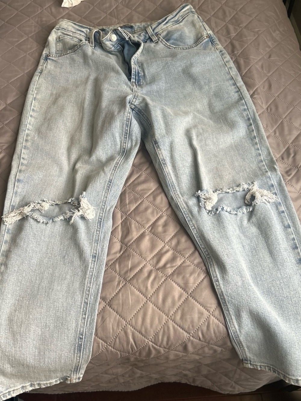 wild fable Light Blue Distressed Relaxed Men’s Jeans